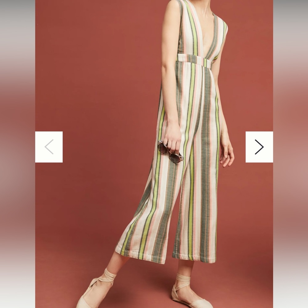 The Odell’s Paloma Striped Jumpsuit from Anthropologie
